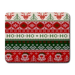 Ugly Sweater Merry Christmas  Small Mousepad by artworkshop