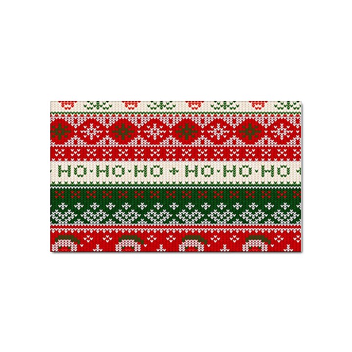 Ugly Sweater Merry Christmas  Sticker Rectangular (10 pack)