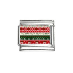 Ugly Sweater Merry Christmas  Italian Charm (9mm) by artworkshop