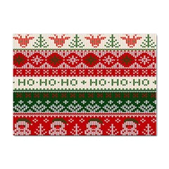 Ugly Sweater Merry Christmas  Sticker A4 (10 Pack) by artworkshop