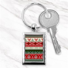 Ugly Sweater Merry Christmas  Key Chain (rectangle) by artworkshop