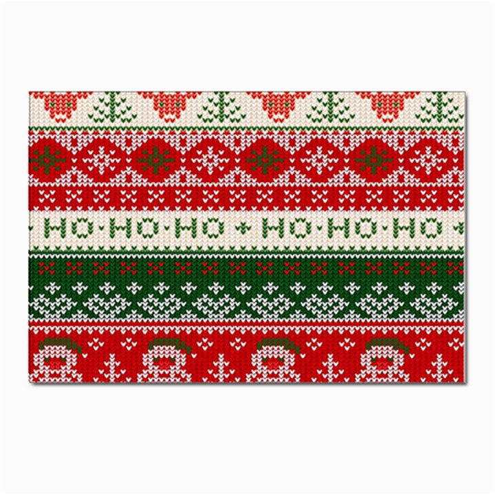 Ugly Sweater Merry Christmas  Postcards 5  x 7  (Pkg of 10)