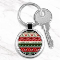 Ugly Sweater Merry Christmas  Key Chain (round) by artworkshop