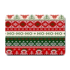 Ugly Sweater Merry Christmas  Small Doormat by artworkshop