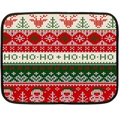 Ugly Sweater Merry Christmas  Fleece Blanket (mini) by artworkshop