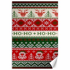 Ugly Sweater Merry Christmas  Canvas 12  X 18  by artworkshop