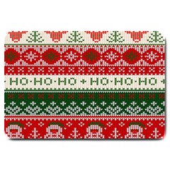 Ugly Sweater Merry Christmas  Large Doormat by artworkshop