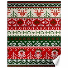 Ugly Sweater Merry Christmas  Canvas 11  X 14  by artworkshop