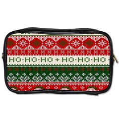 Ugly Sweater Merry Christmas  Toiletries Bag (two Sides) by artworkshop