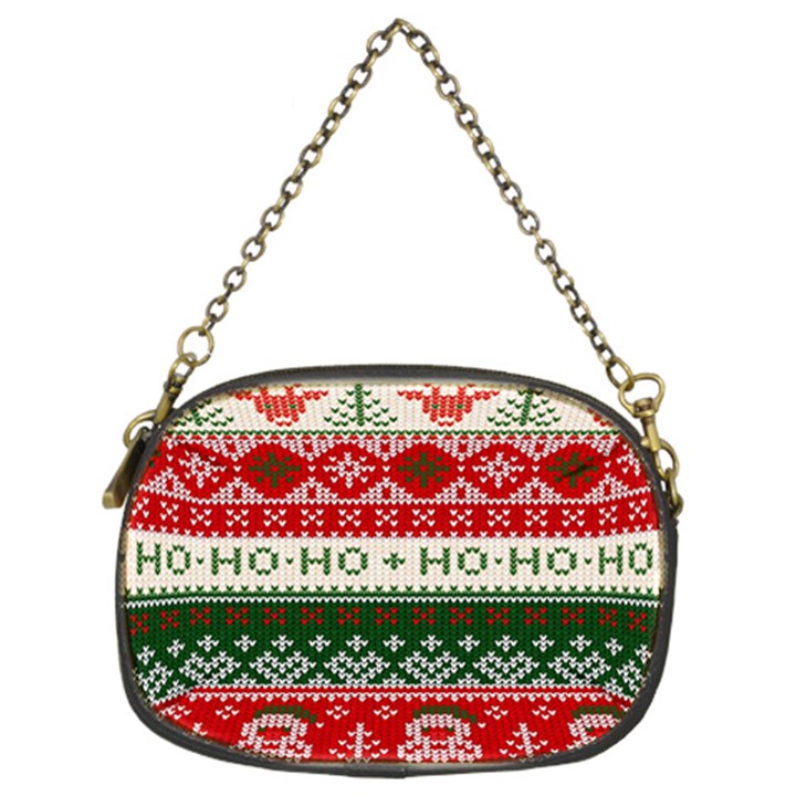 Ugly Sweater Merry Christmas  Chain Purse (Two Sides)