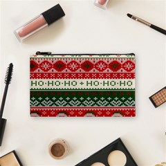 Ugly Sweater Merry Christmas  Cosmetic Bag (small) by artworkshop