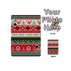 Ugly Sweater Merry Christmas  Playing Cards 54 Designs (mini) by artworkshop