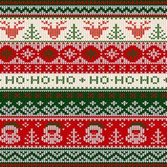 Ugly Sweater Merry Christmas  Play Mat (rectangle) by artworkshop