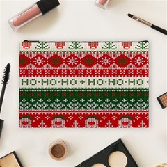 Ugly Sweater Merry Christmas  Cosmetic Bag (large) by artworkshop