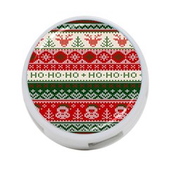 Ugly Sweater Merry Christmas  4-port Usb Hub (one Side) by artworkshop