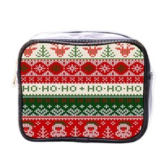 Ugly Sweater Merry Christmas  Mini Toiletries Bag (one Side) by artworkshop