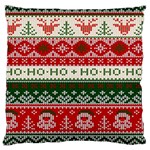 Ugly Sweater Merry Christmas  Large Cushion Case (Two Sides) Front