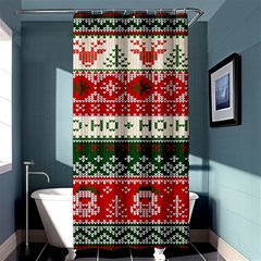 Ugly Sweater Merry Christmas  Shower Curtain 36  X 72  (stall)  by artworkshop