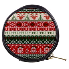 Ugly Sweater Merry Christmas  Mini Makeup Bag by artworkshop