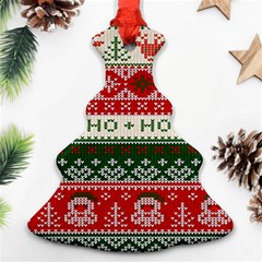 Ugly Sweater Merry Christmas  Ornament (christmas Tree)  by artworkshop