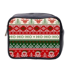 Ugly Sweater Merry Christmas  Mini Toiletries Bag (two Sides) by artworkshop