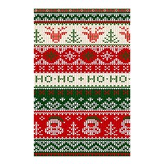 Ugly Sweater Merry Christmas  Shower Curtain 48  X 72  (small)  by artworkshop