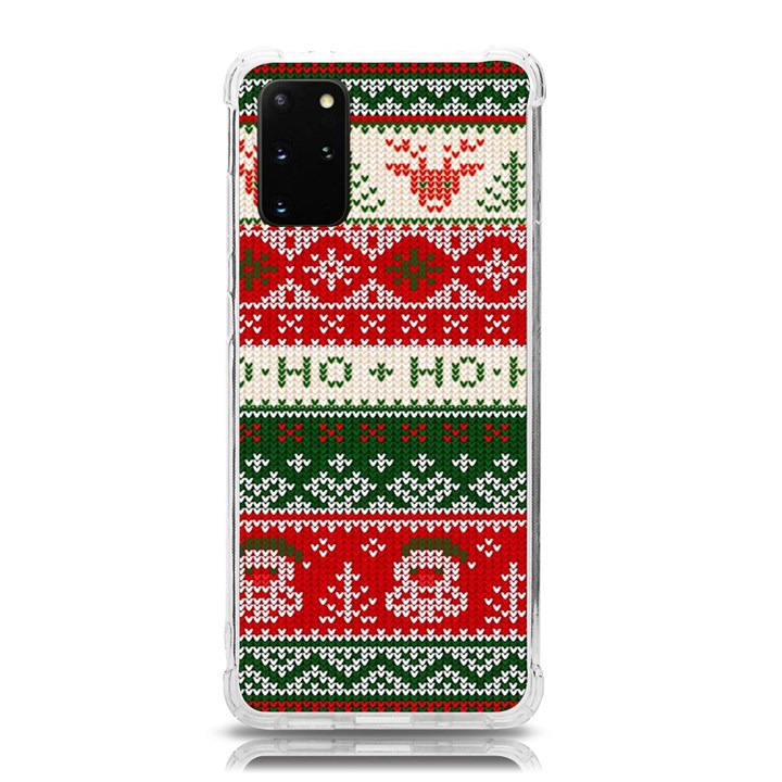 Ugly Sweater Merry Christmas  Samsung Galaxy S20Plus 6.7 Inch TPU UV Case