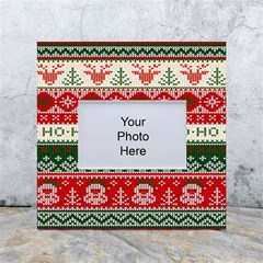 Ugly Sweater Merry Christmas  White Box Photo Frame 4  X 6  by artworkshop