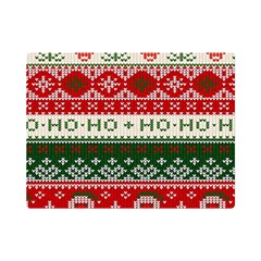 Ugly Sweater Merry Christmas  Premium Plush Fleece Blanket (mini) by artworkshop