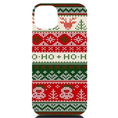 Ugly Sweater Merry Christmas  Iphone 14 Plus Black Uv Print Case by artworkshop