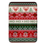 Ugly Sweater Merry Christmas  Rectangular Glass Fridge Magnet (4 pack) Front