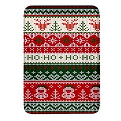 Ugly Sweater Merry Christmas  Rectangular Glass Fridge Magnet (4 Pack) by artworkshop