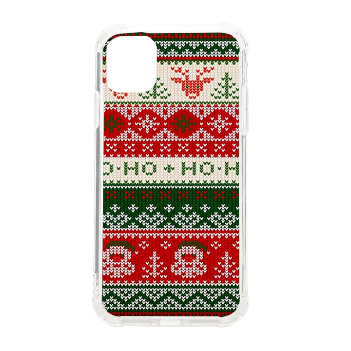 Ugly Sweater Merry Christmas  iPhone 11 TPU UV Print Case