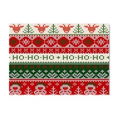 Ugly Sweater Merry Christmas  Crystal Sticker (a4) by artworkshop