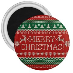 Merry Christmas  Pattern 3  Magnets by artworkshop