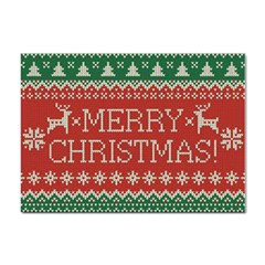 Merry Christmas  Pattern Sticker A4 (10 Pack) by artworkshop