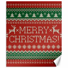 Merry Christmas  Pattern Canvas 20  X 24  by artworkshop