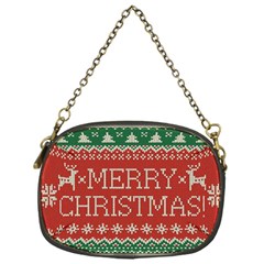 Merry Christmas  Pattern Chain Purse (one Side) by artworkshop