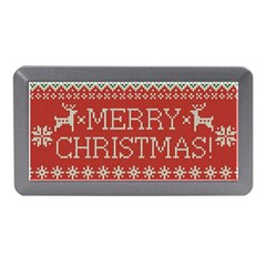 Merry Christmas  Pattern Memory Card Reader (mini) by artworkshop