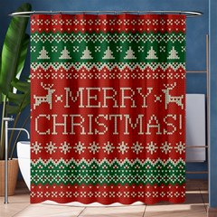 Merry Christmas  Pattern Shower Curtain 60  X 72  (medium)  by artworkshop