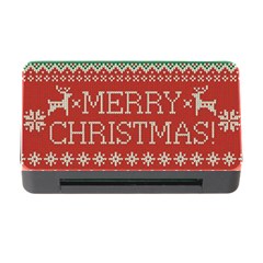 Merry Christmas  Pattern Memory Card Reader With Cf by artworkshop