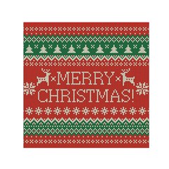 Merry Christmas  Pattern Square Satin Scarf (30  X 30 ) by artworkshop