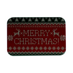 Merry Christmas  Pattern Open Lid Metal Box (silver)   by artworkshop