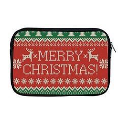 Merry Christmas  Pattern Apple Macbook Pro 17  Zipper Case by artworkshop