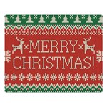 Merry Christmas  Pattern Premium Plush Fleece Blanket (Large) 80 x60  Blanket Front