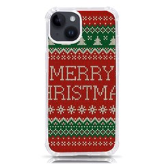 Merry Christmas  Pattern Iphone 14 Tpu Uv Print Case by artworkshop