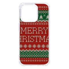 Merry Christmas  Pattern Iphone 14 Pro Tpu Uv Print Case by artworkshop