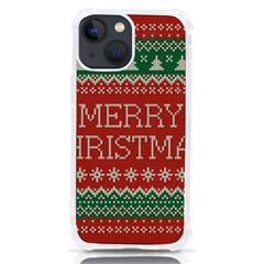 Merry Christmas  Pattern Iphone 13 Mini Tpu Uv Print Case by artworkshop