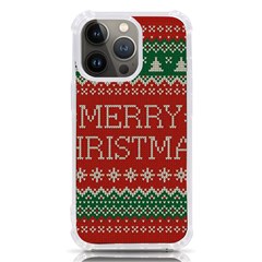 Merry Christmas  Pattern Iphone 13 Pro Tpu Uv Print Case by artworkshop