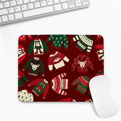 Ugly Sweater Wrapping Paper Small Mousepad by artworkshop